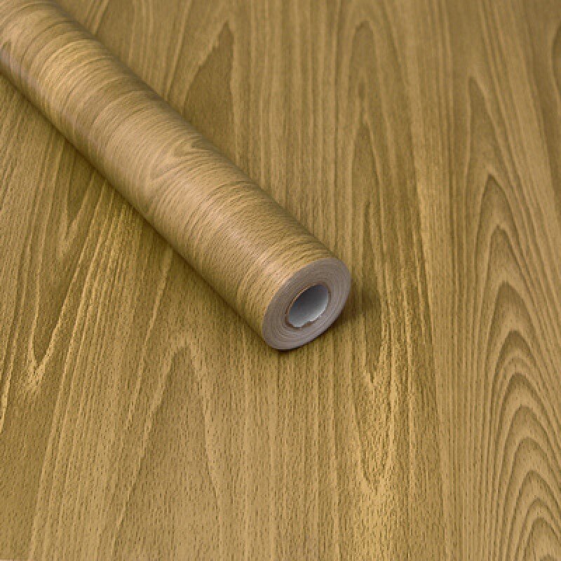 światło słoneczne 10M drewno ścienne ziarna kalkomania siebie tapeta z PVC naklejka foliowa dekoracje_GF: M6