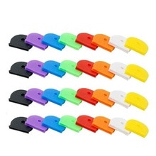 32Pcs Key Caps Tags Label ID Silicone Coding Color Key Identifier Cover 8 Colors