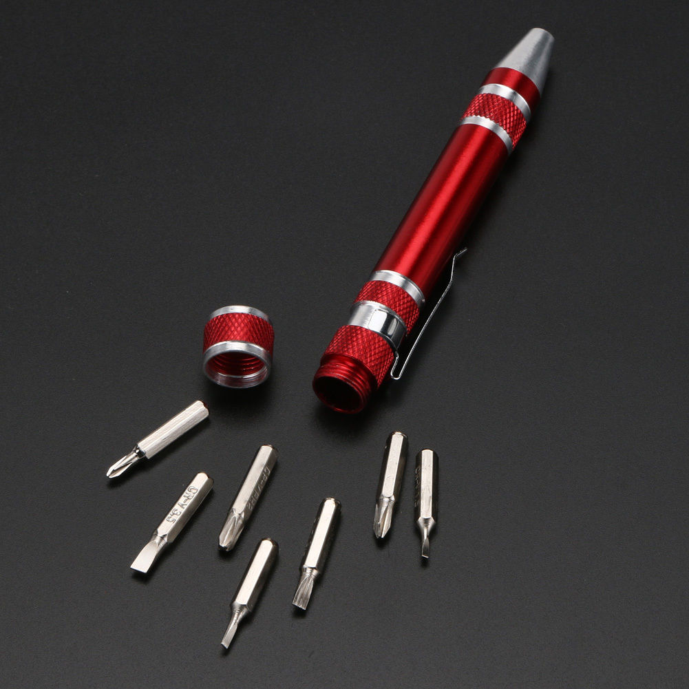 8 In 1 Mini Gadgets Electric Repair Tools Pen Style Precision Screwdriver Set