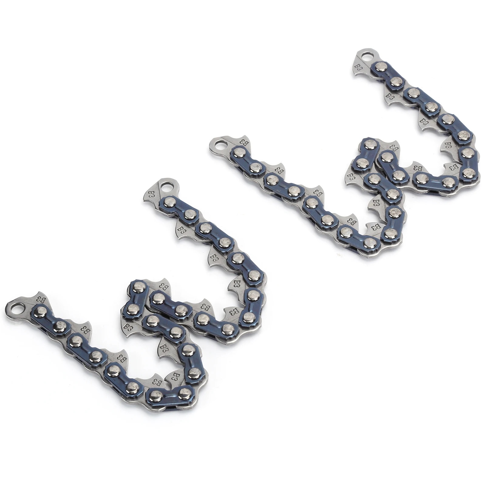Accesorios para desbrozadora, 2 piezas, cadena de Metal, línea de corte para cabezal de desbrozadora, cadena para cabezal de corte, cadena resistente al desgaste
