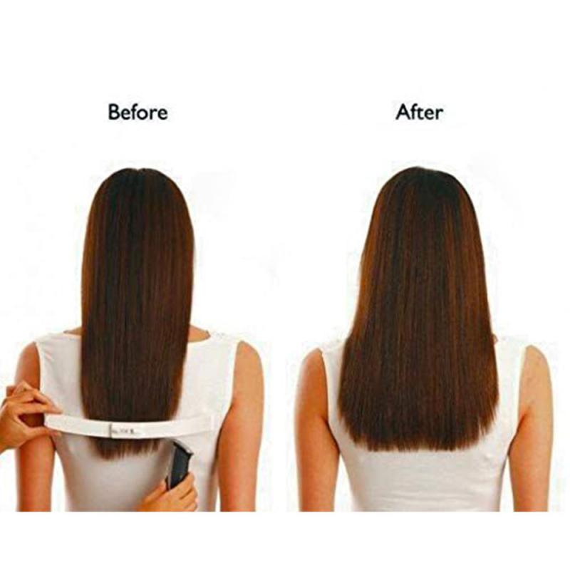 2 st/set diy bangs hårklippning kam kam frisyr typ trimverktyg kam fabrikspris trim bangs tool