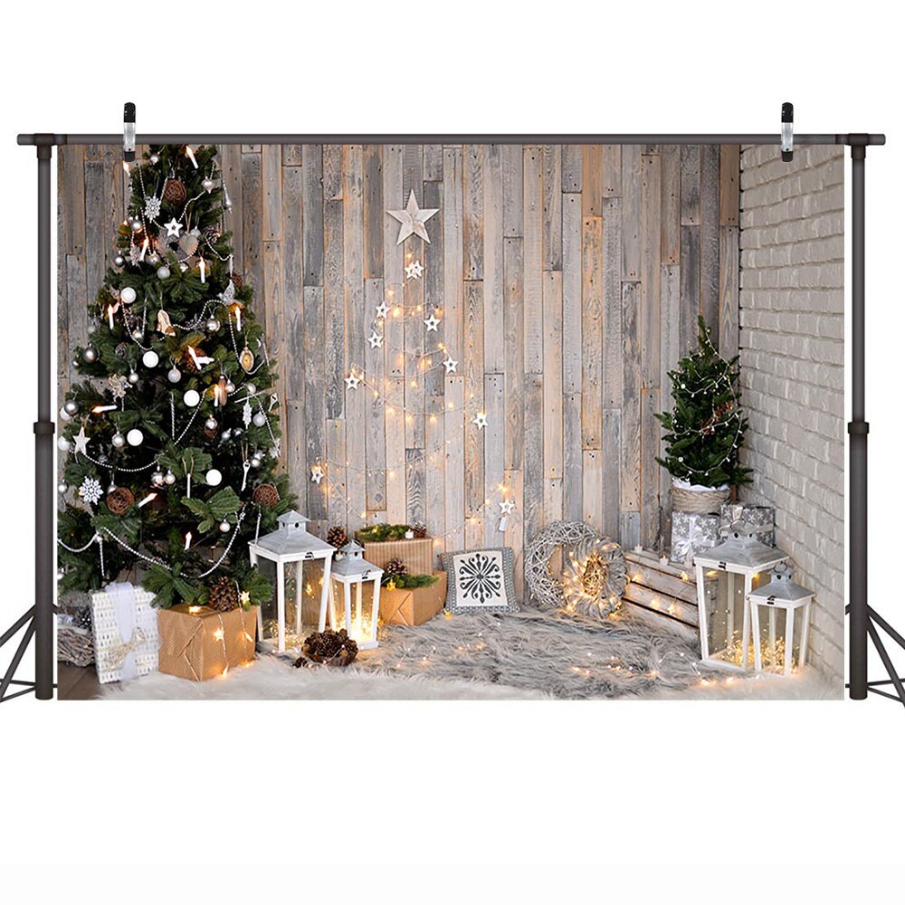 Weihnachten Hintergrund für Fotografie Weihnachten Baum Holz Boden Hintergrund für Foto Studio Familie Party Winter Neugeborenen Geburtstag