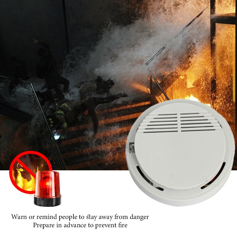 3 in 1 rf 433 mhz rökdetektor trådlös brandlarm oberoende röksensor fungerar med rf bridge hem smart säkerhet