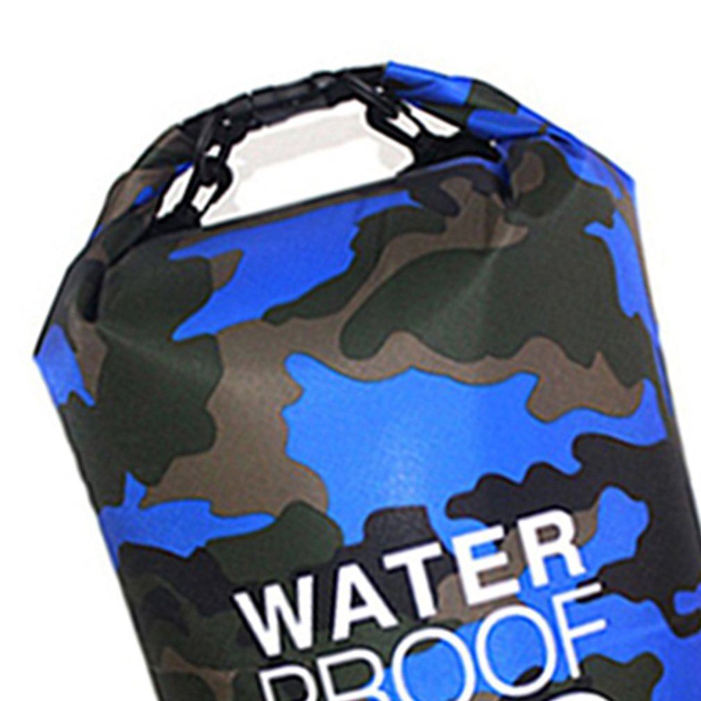 Bolsa de camuflaje para exteriores, portátil, para Rafting, buceo, bolsa de PVC, impermeable, plegable, bolsa de almacenamiento para natación, para senderismo en Río