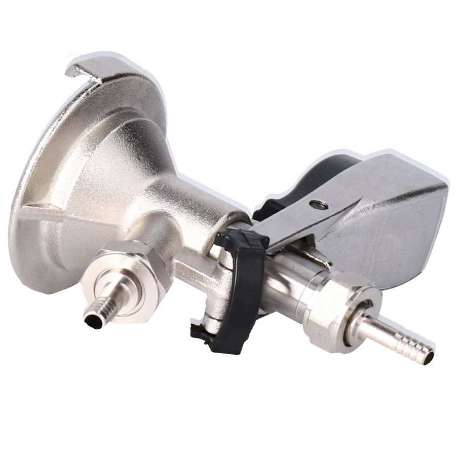 Aqxreight Fass-Adapter – G5/8 Außengewinde Auf 1/4 MFL Innengewinde, Aus 304 Edelstahl, Für Brauerei & Hobbybrauer