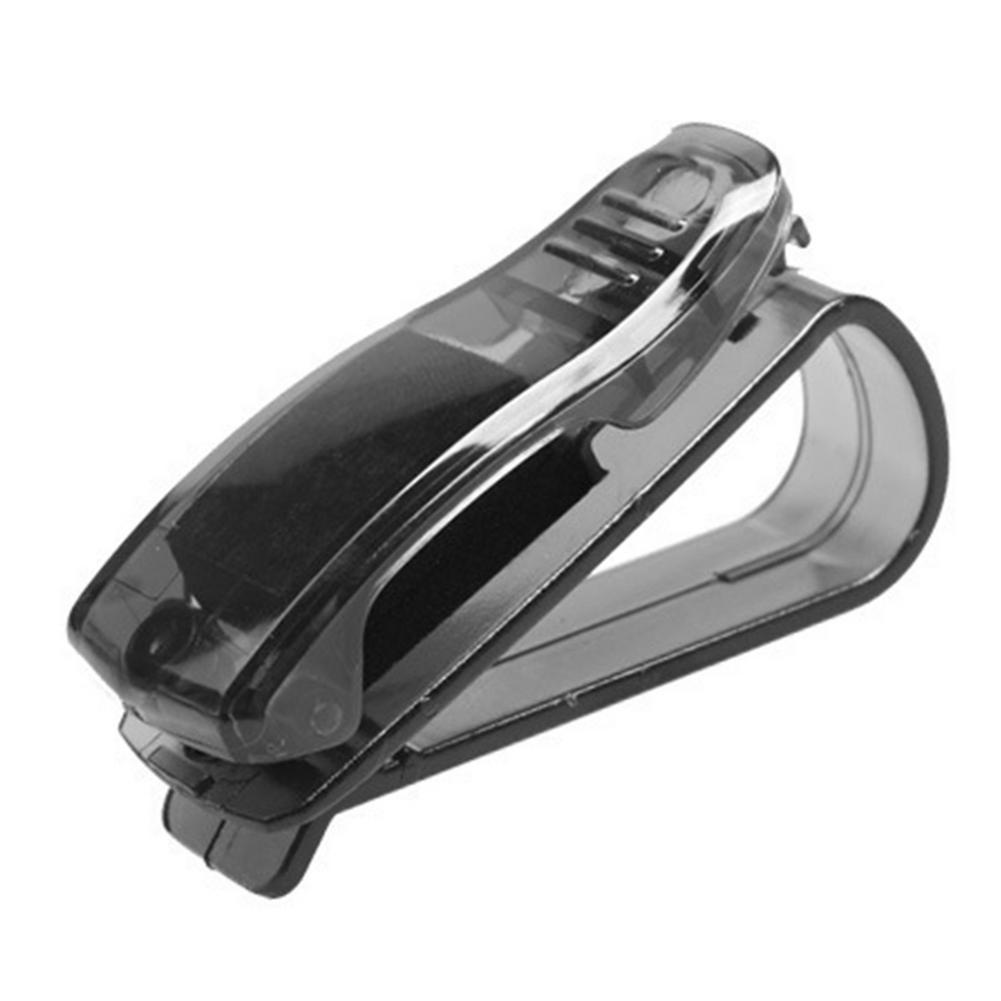 Multifunction Sun Visor Glasses Fixing Clip Universal Car Glass Ticket Holder Multifunctional Portable Auto Accessories: Black