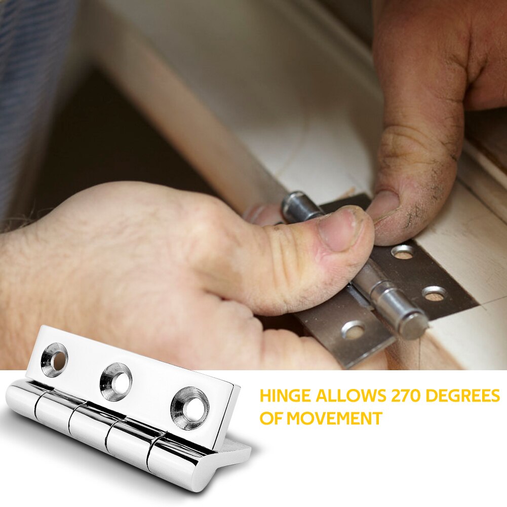 Corrosion Resistant Door Windows Hinge Marine Cabinet Hinge Stainless Steel Boat for Household Bedroom Accessories