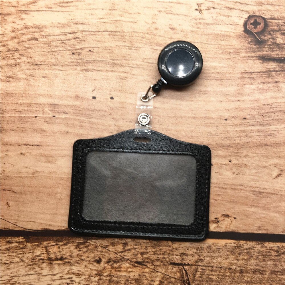 PU ID wizytowniki robić pracy karta plakietka identyfikacyjna pielęgniarka lekarz wejście strażnik karta klatki piersiowej szkolne materiały biurowe: czarny 1