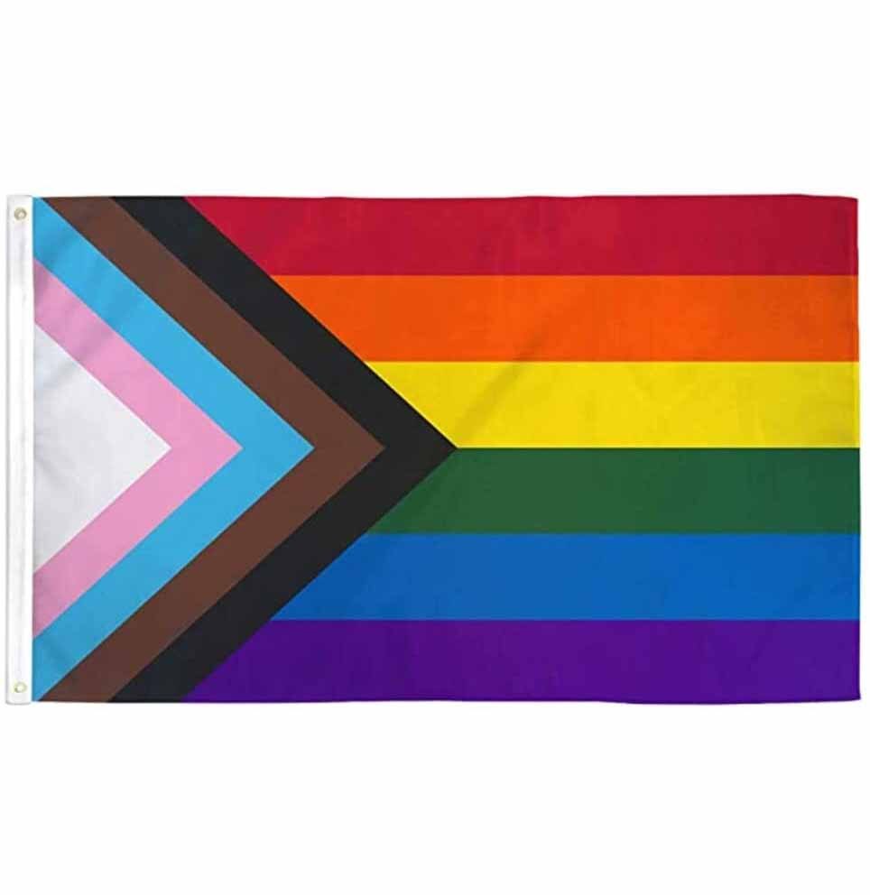 Regenboog Vooruitgang Gay Pride Lgbt Vlag Jemony 90*150Cm Voor Decoratie