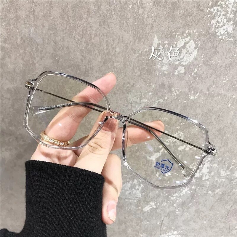 Anti Blue Light Anti Blocking Filter Glasses Women Mens Computer Goggles Retro Metal Transparent UV400 Eyewear
