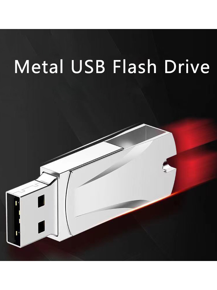 флешка usb 32GB Flash Drive 16GB 8GB Memory Stick Metal Jump Drive Swivel Pendrive Portable 64 128 GB cle usb 2.0 Pen Drives