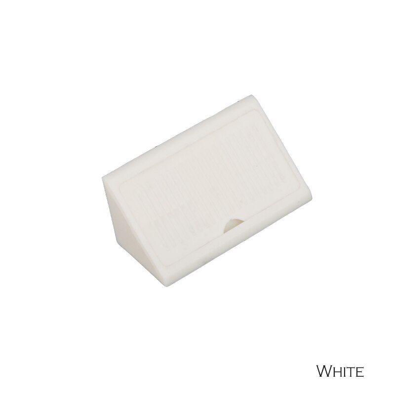 Hvid sort brun gennemsigtig gul farveindstillinger plast hjørne beslag med låg: Hvid