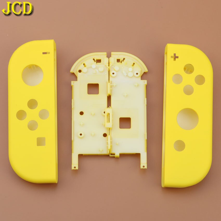 JCD-carcasa de repuesto para Joy-Con de Nintendo Switch, 1 unidad, 23 colores: F Yellow