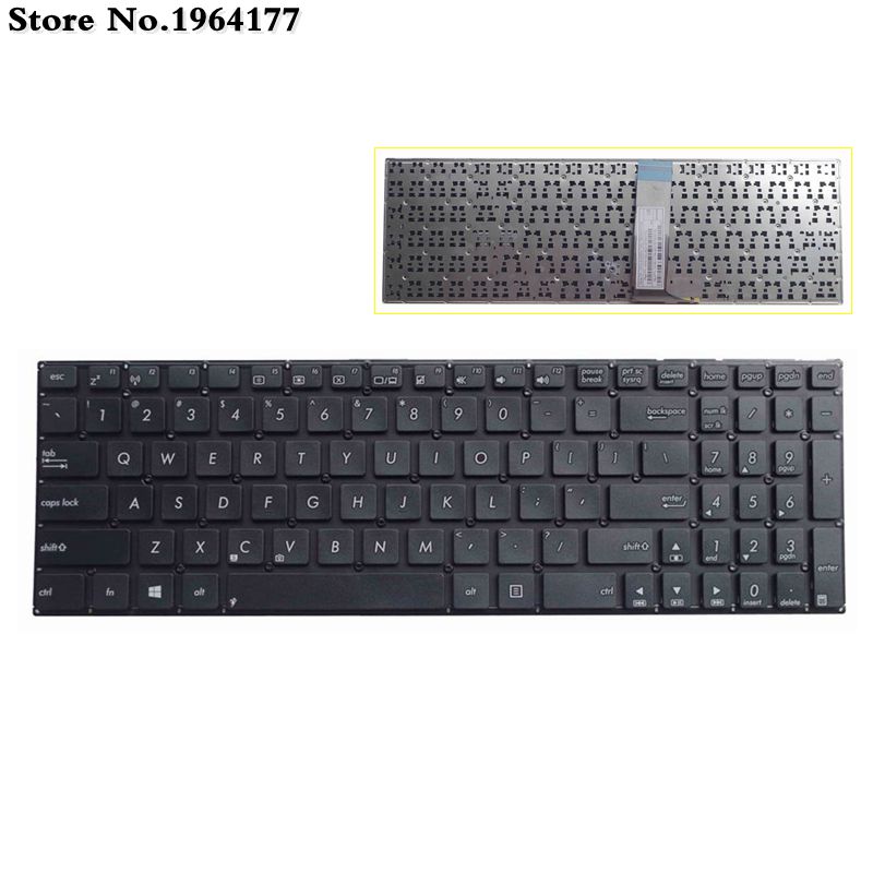 Teclado americano para Asus X502CA X502U X502A X502XE X502C X502 X502XI negro