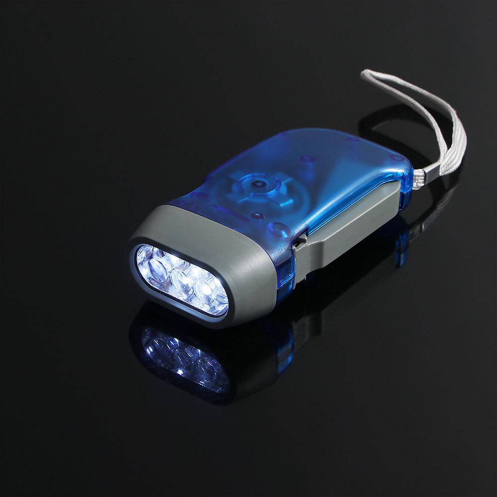 Wandern für Zuhause Wind hoch Camping Licht Dynamo Kurbel Handpresse Taschenlampe Camping Lampe Taschenlampe Taschenlampe