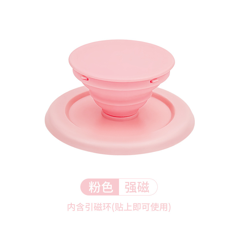 Acrylic Phone Grip Foldable Desktop Phone Holder Simple Phone Support Stand Ring for Iphone Huawei Xiaomi: Sapphire