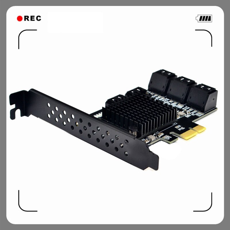 PCI-E SATA 2X 4X 8X 16X PCI-E Karte PCI Express zu SATA 3,0 8-Port SATA III 6Gbps expansion Adapter mit SATA Daten Kabel