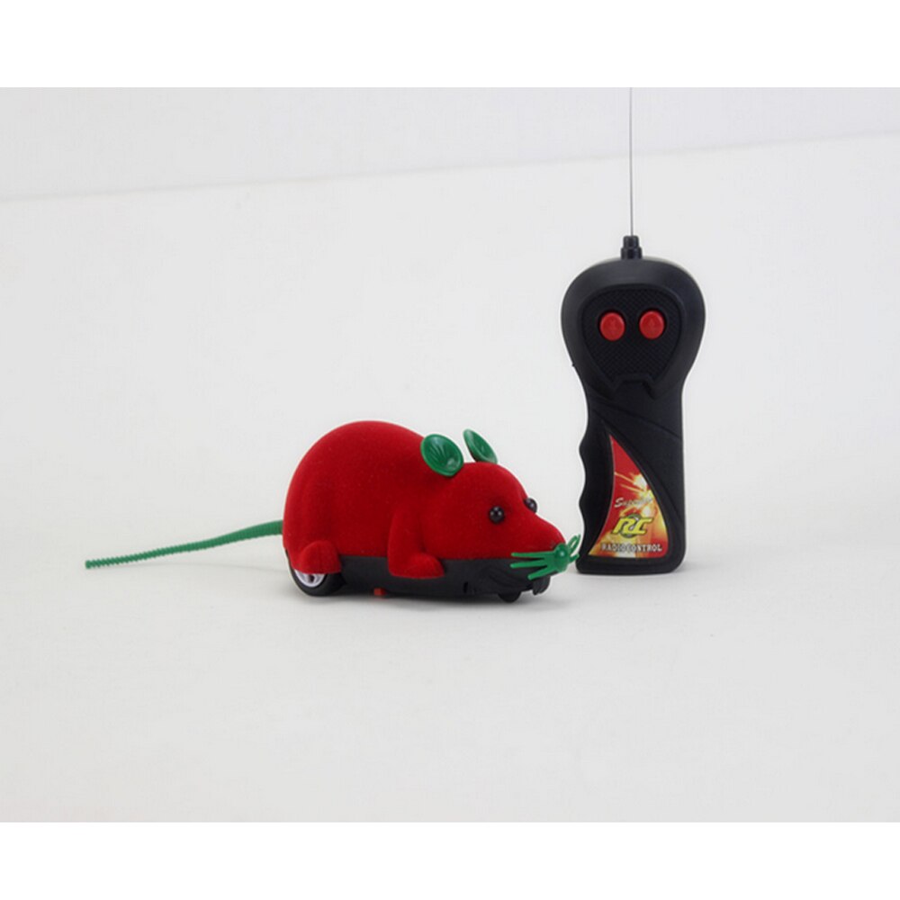 Haustier Katze Spielzeug Interaktive Elektrische Maus Mit kabellos Fernbedienung Maus Spielzeug Elektronische Spielen Spielzeug Kind #15: rot