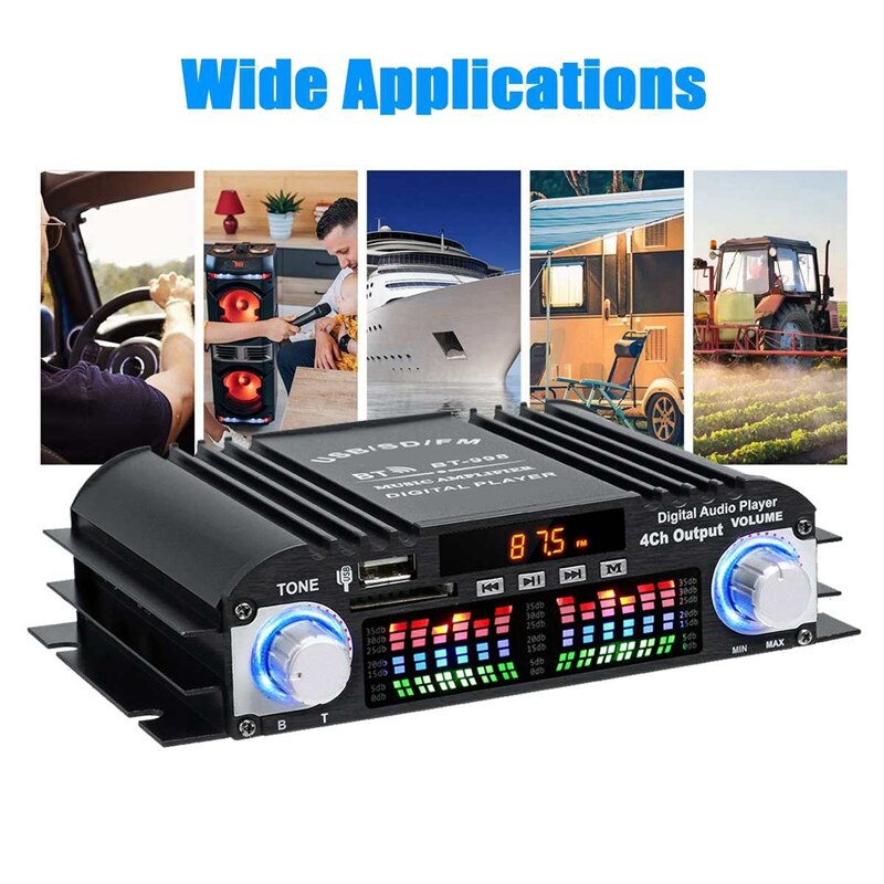 -bt -998 audio heim-digitalverstärker auto-audio bassverstärkung bluetooth-verstärker fm usb sd radio für subwoofer-lautsprecher