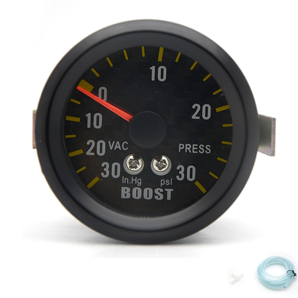 2 "52Mm Turbo Boost Gauge 130 Psi Auto Rook Len Met Verstelbare Auto
