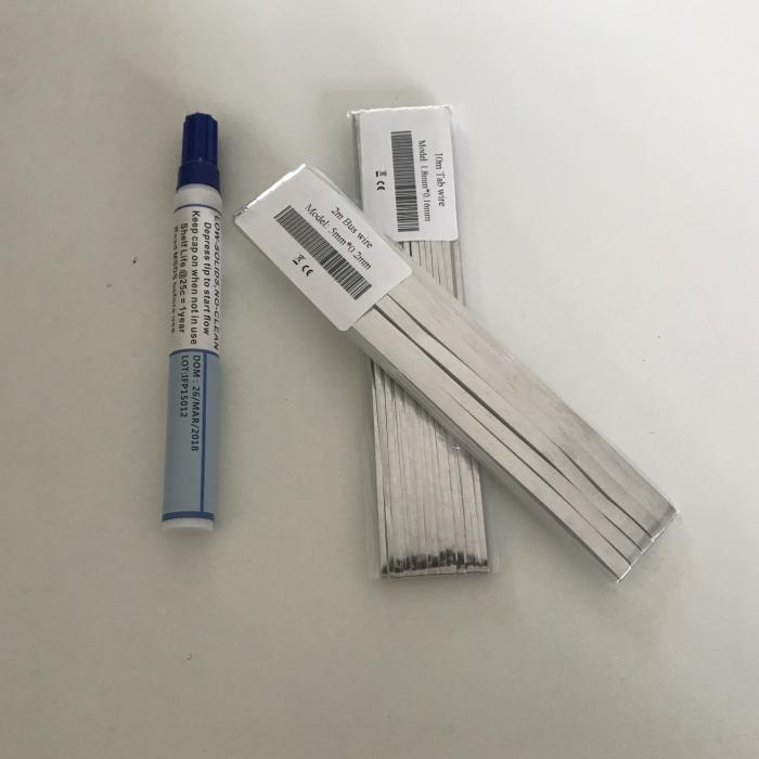 Solar cell tabbing wire bus bar wire 10meters 1.8x0.16mm + 2 meters 5x0.2mm + 1 piece Flux pen pv connector for solar panel diy