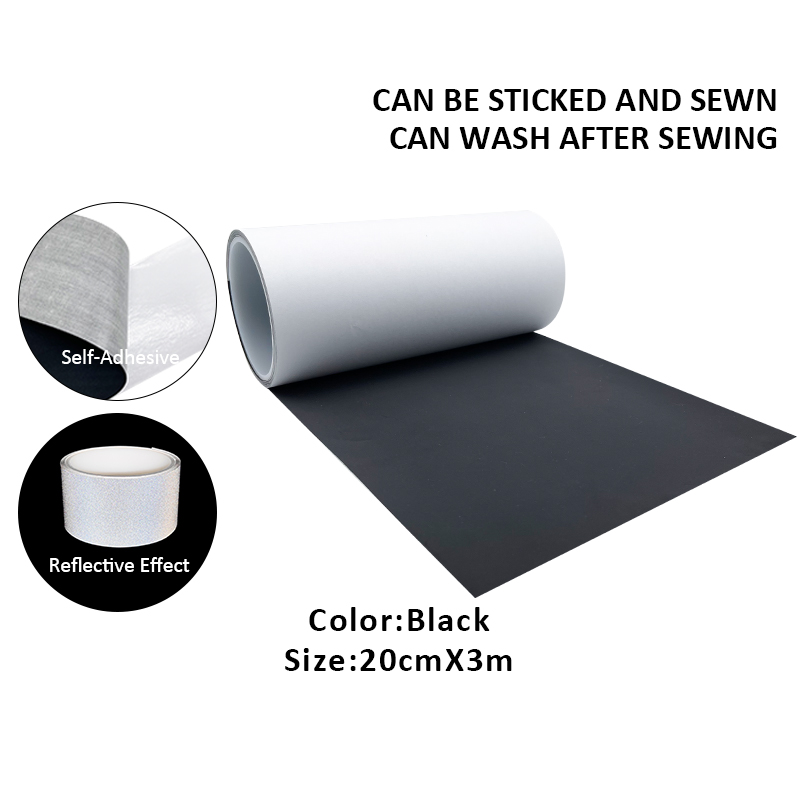 Roadstar Black Reflector Self-Adhesive Reflective Fabric Car Sticker Warning Tape Safety Mark Stick on Car Bag Helmet RS-800BJ: green