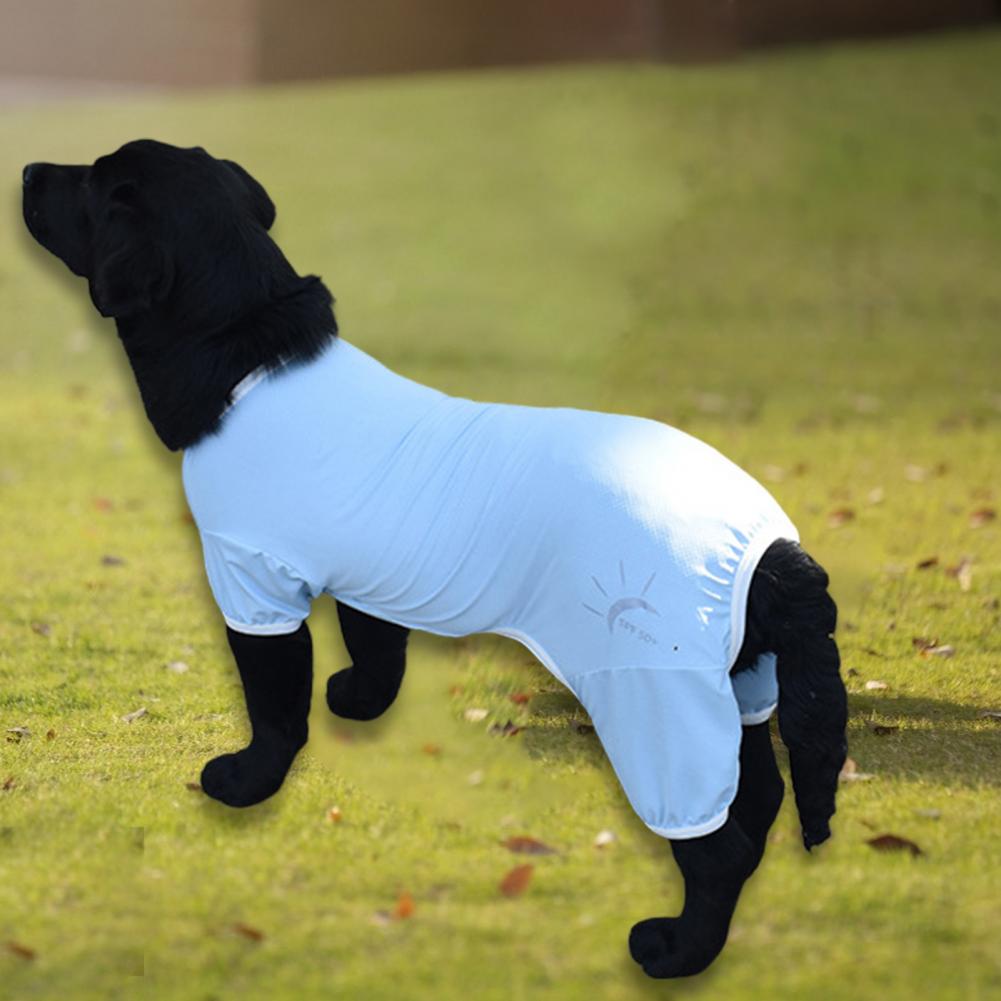 Mono suave para perro, traje Anti-UV de Color sólido, ropa de calle para perro, camisa informal para mascotas