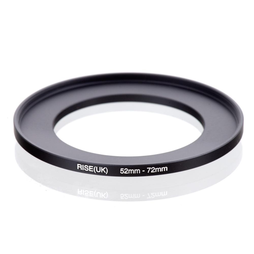 Rise (Uk) 52 Mm-72 Mm 52-72 Mm 52 Te 72 Step Up Filter Adapter Ring