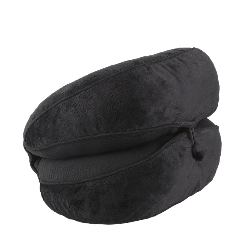 Multifunctionele Dual Comfort Zitkussen Hip Lift Zitkussen Mooie Butt Zitkussen Comfy Voor Thuis Zwart