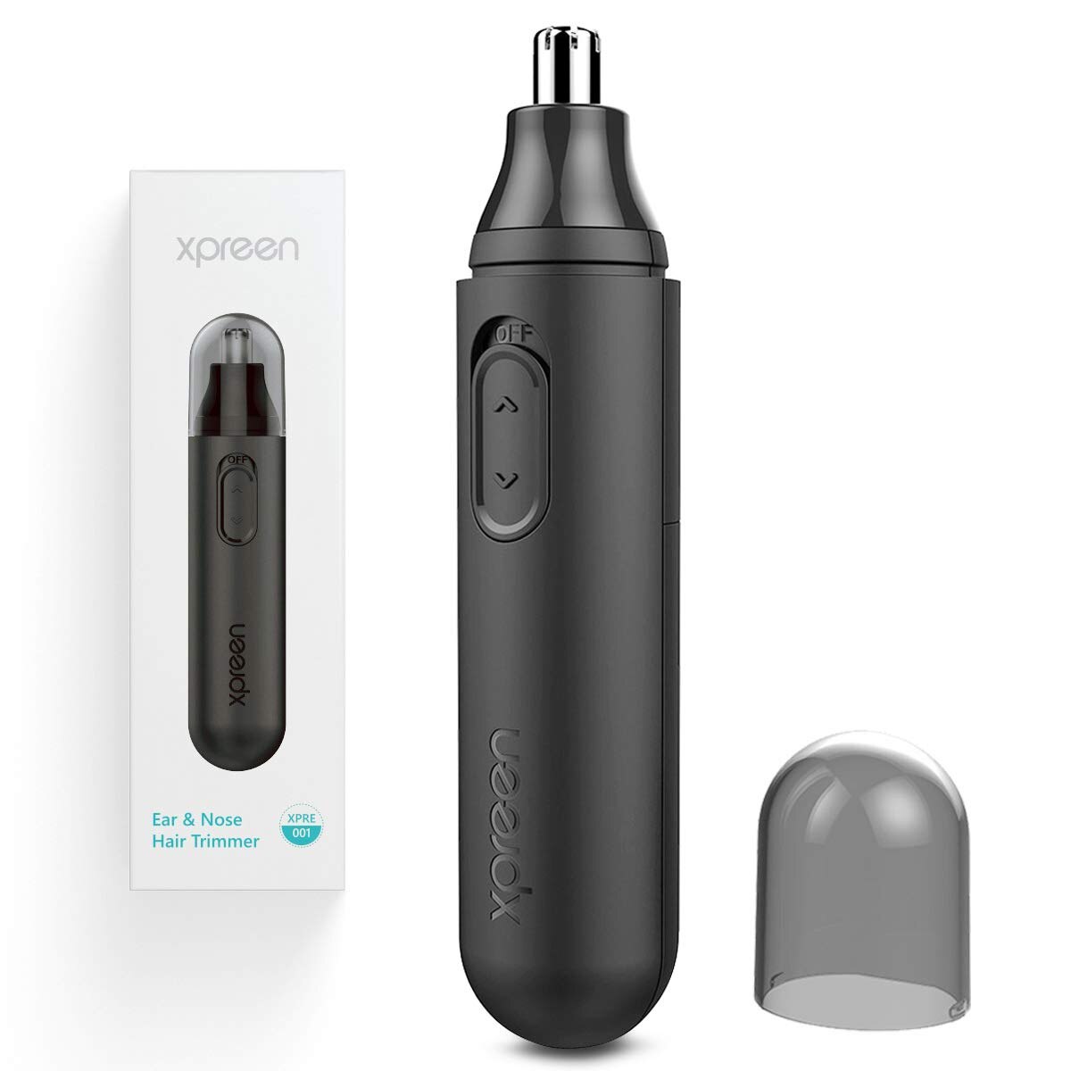 Xpreen Nose Trimmer Nose Hair Trimmer High-Speed Rotating Waterproof ABS Hair Trimmer For Men