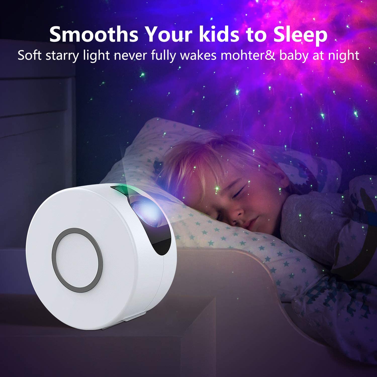 Star Night Light Projector Upgrade Sky Galaxy LED Nebula Cloud Light Remote Control for Party Home Children Baby Adult Bedroom