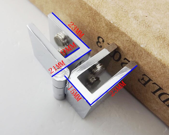 Solid Brass Glass Door Hinge Stock (90 Degrees Open )