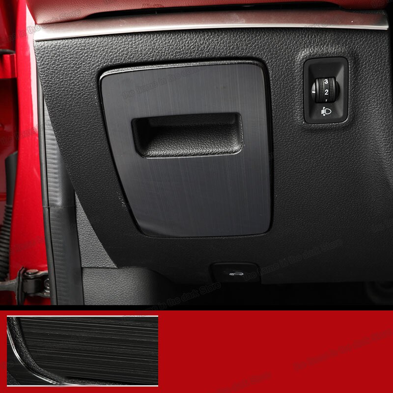 Lsrtw2017, guantera de acero inoxidable para almacenamiento de coches, guantera para Mg Hs , accesorios para faros delanteros swtich