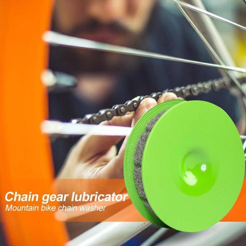 Bicycle Chain Oiler Lubricator Cycling Gear Roller Cleaner Lubricant Bicycle Chains Drum Repair Supplies Tools Bike Accessories