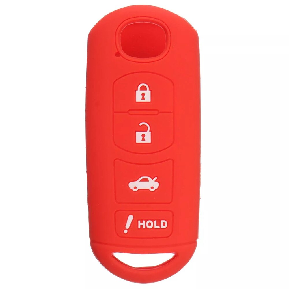 Auto Styling 4 Knop Afstandsbediening Sleutel Cover Siliconen Case Shell Voor Mazda 3 6 MX5 CX-5 CX-7 CX-9
