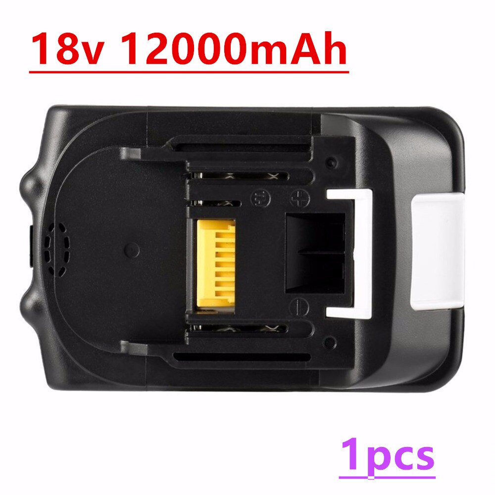 2 sztuk oryginalny dla Makita 18V 12000mAh akumulator elektronarzędzia bateria z LED wymiana Li-ion LXT BL1860B BL1860 BL1850: 12000mAh
