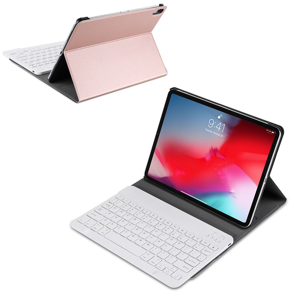 For Ipad pro 11inch Tablet Ultra-thin ABS Bluetooth Keyboard Leather Case For Ipad 11 inch Wireless keyboard Cover