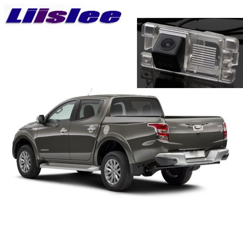 Liislee câmera de imagem de carro, câmera de reversão para mitsubishi triton l200 estrada strepon barbarbarian kj kk kl 2015 ~ 2020 câmera traseira