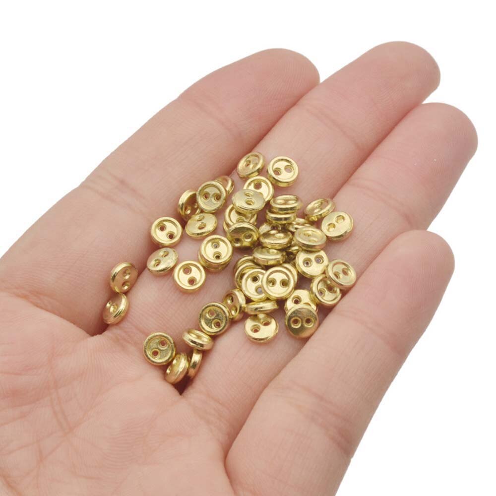 2-Gaten Mini Pop Knop Diy Handgemaakte Naaien Knop Plaksteen Button Scrapbooking Accessorie Botões Para Costura