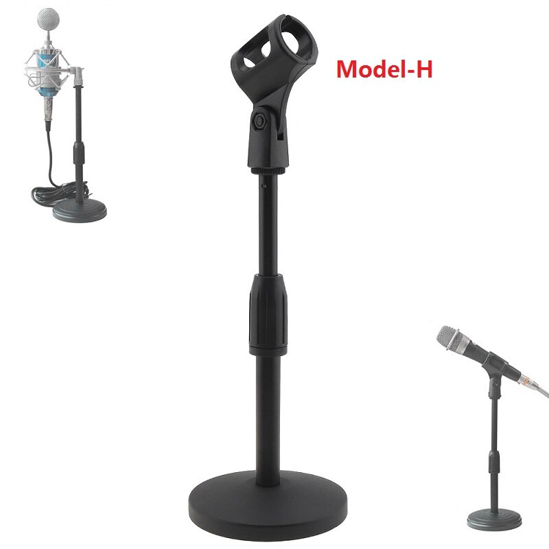 Black NB-35 Microphone Scissor Arm Stand Mic Clip Holder with Desktop Alloy Base Clampfor KTV / Studio Microphone accessories