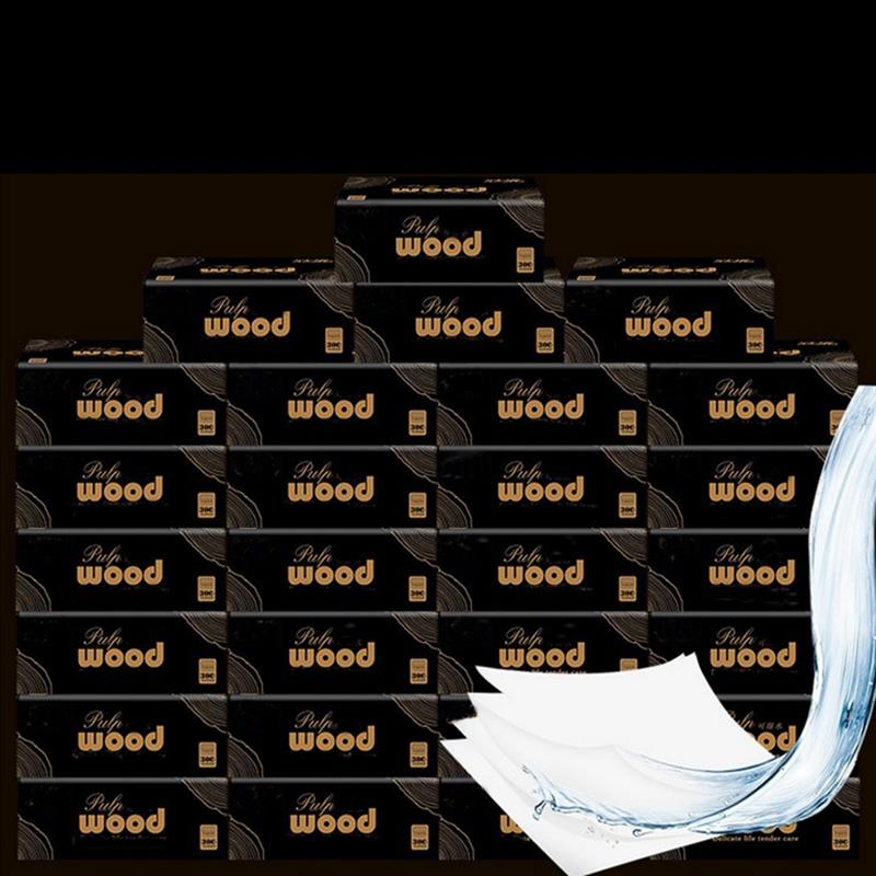 30 Packs Tissue Paper Smooth 4-Layer Hand Tissue Paper Towel Soft Napkin Towels Household Papel for Home Kitchen