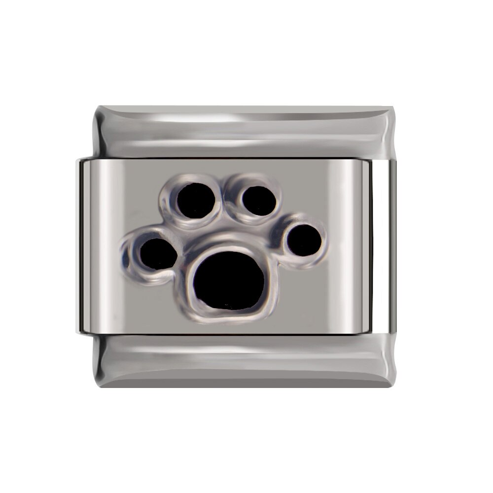 Hapiship Original Daisy Cross Football Star Charm Links Fit 9mm Bracelet Stainless Steel DIY Making DJtop66