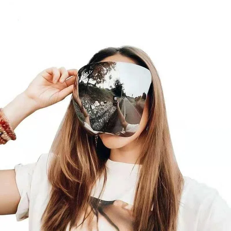 Solglasögon herr cykelglasögon damer ansiktsskyddsglasögon helmaskerade sfäriska linser stänkskyddande skyddsglasögon
