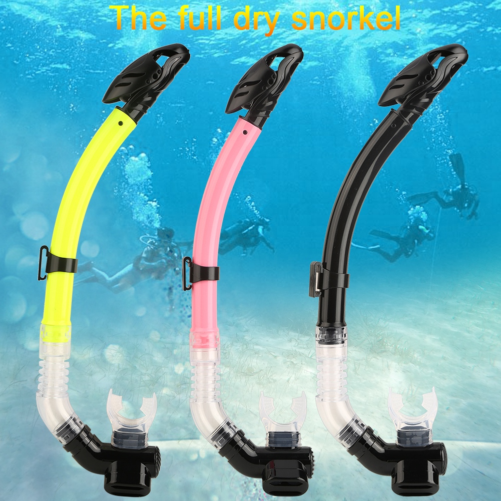 Diving Snorkel Full Dry Snorkel Soft Diving Tube Breathing Tube Swimming Diving Scuba Underwater Breathable Tube