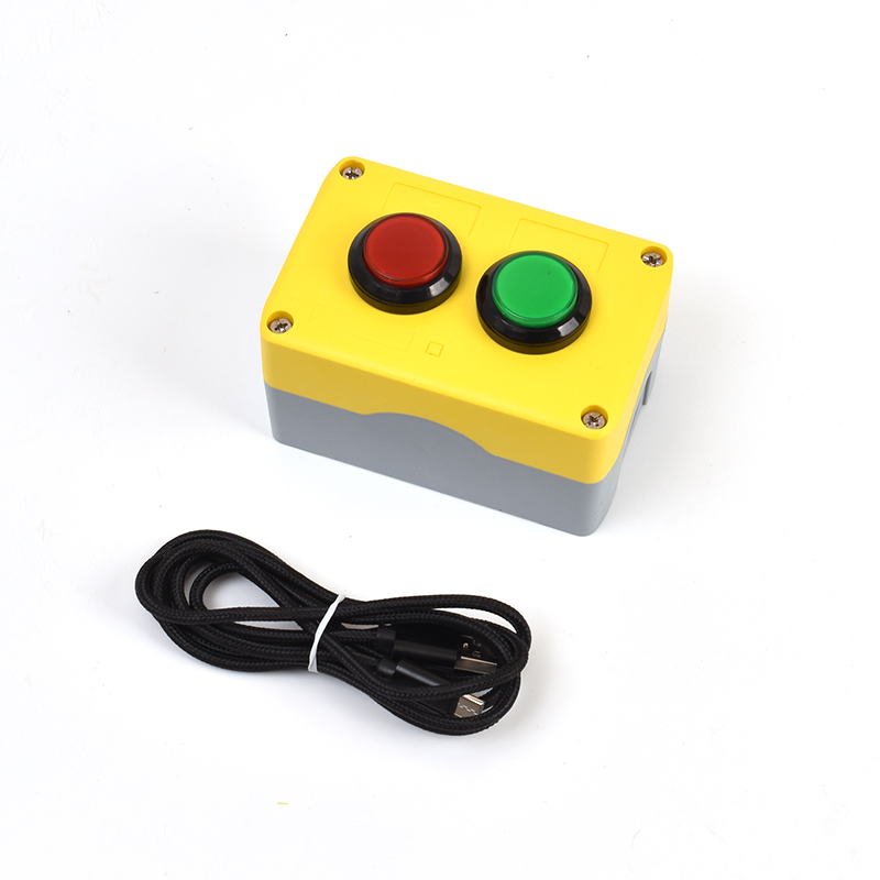 Full Keyboard Function USB Button Switch Socket Industrial Control CNC Simulation Enter Key Computer Lottery And Answer Buzzer