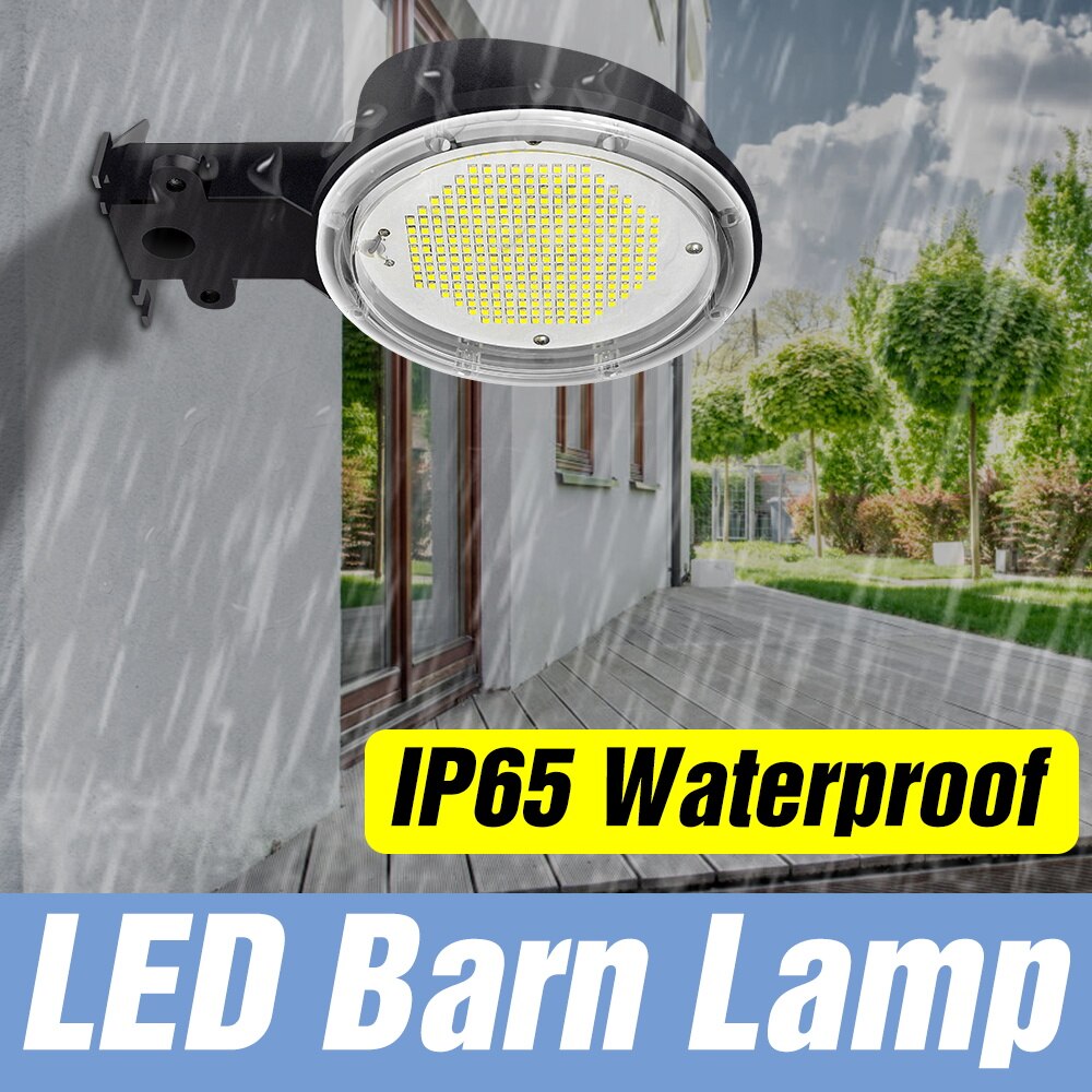 100W 120W FloodLight LED Outdoor Lamp 240V Waterproof Induction Wall Lampy LED Barn Lights 80W High Brightness Street Ampoule