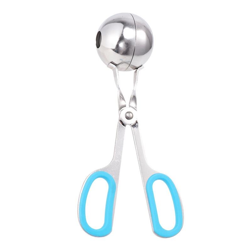 Roestvrij Staal Vlees Bal Clip Handig Gehaktbal Clip Keuken Vlees Bal Clip (Willekeurige Kleur): 18.5X8X4.6CM