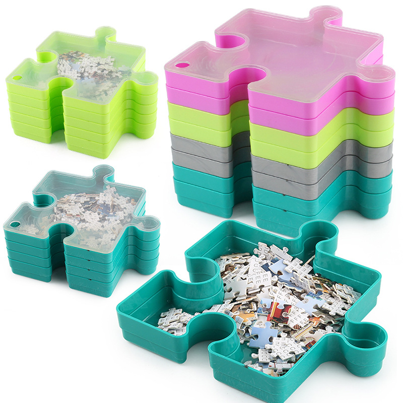 Puzzle Storage Box with 6 Layers for Classified Organization (only storage box,without puzzles)