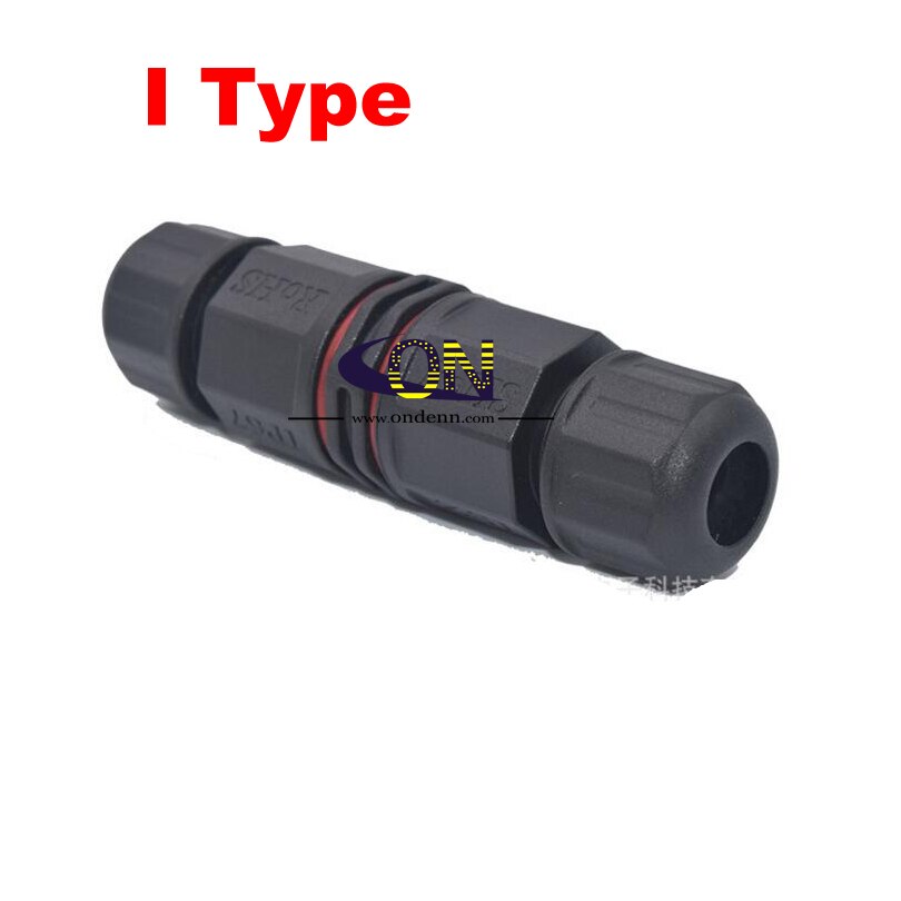 Waterproof Electrical Cable Wire 3-pin Connector IP67 for Outdoor Using L20 HT230 for Underground Inground Spotlight