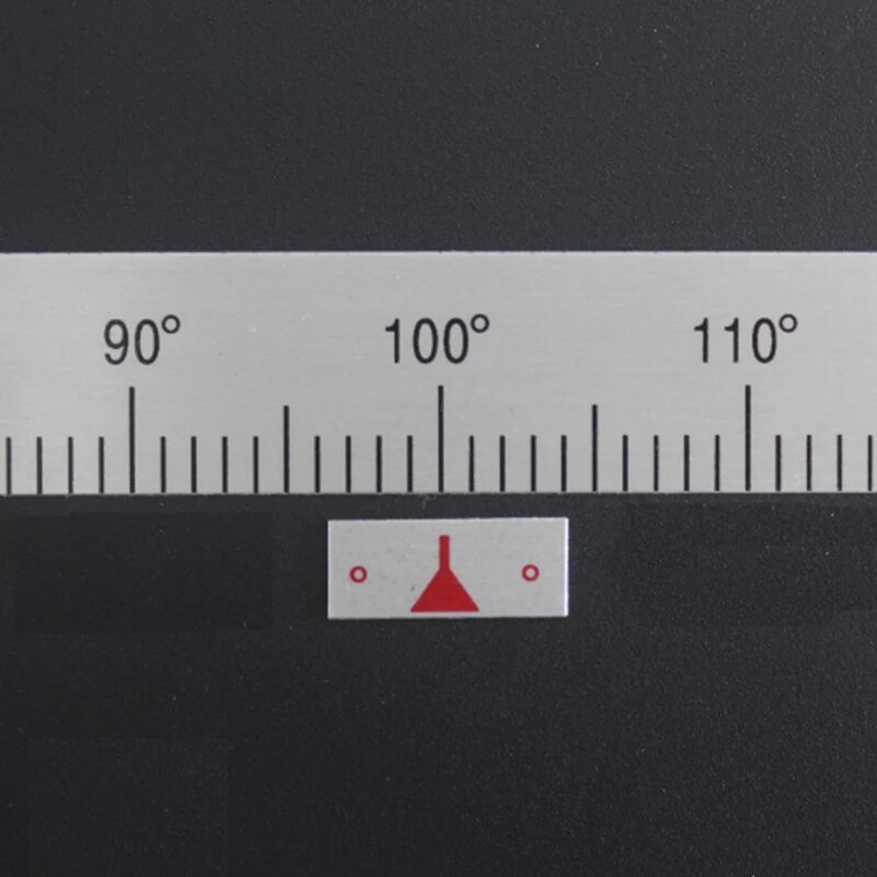 Scale Pointer Ruler Arrow Equipment Measuring Middle Line Zero Line Indicator Needle Zero Arrow Sign Red (Printed) Pointer 2PCS